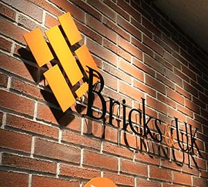 Bricks&UKの玄関