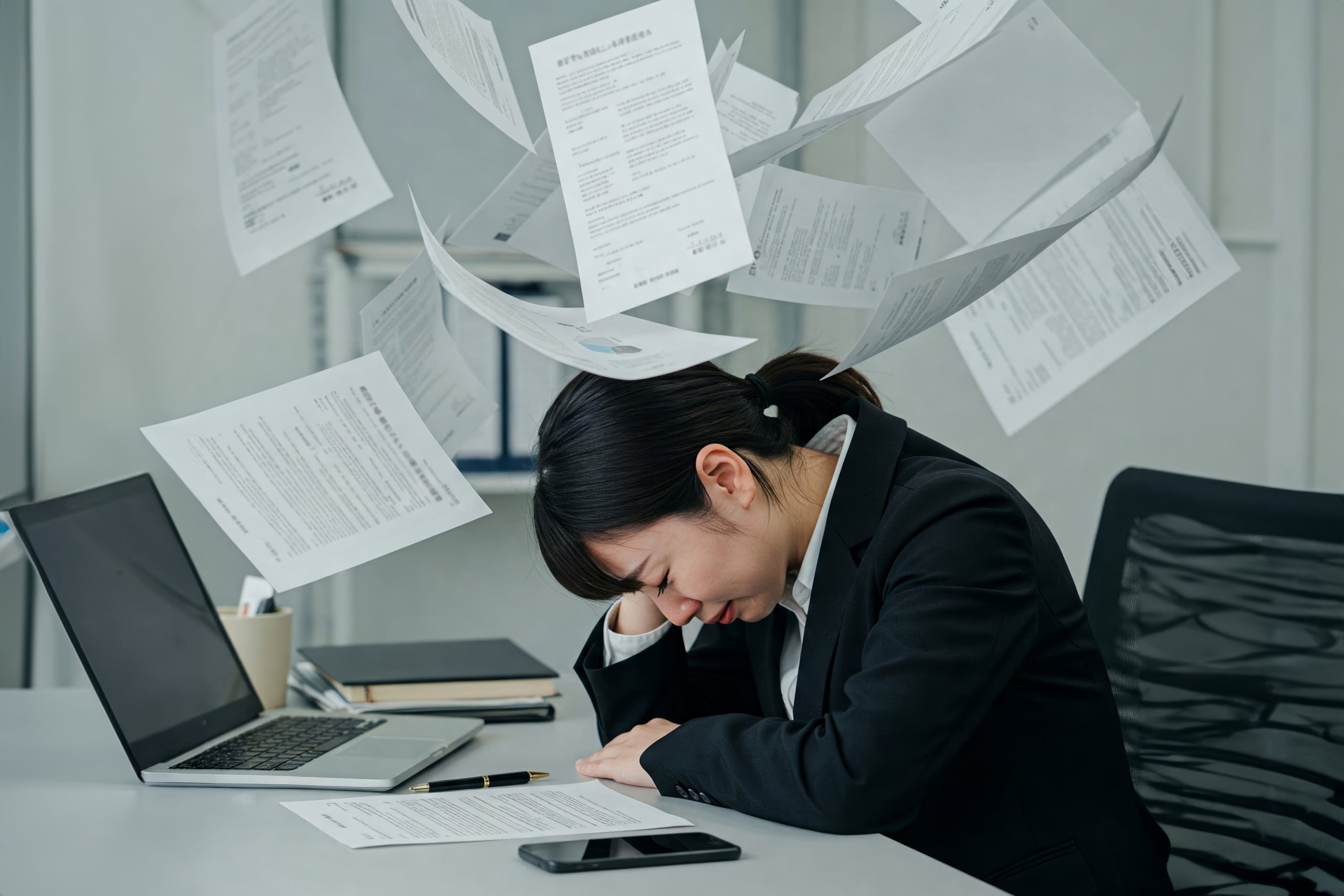 業務フロー改善することによる自社への負担