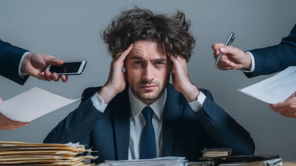 庶務のせいで仕事に集中できない社長